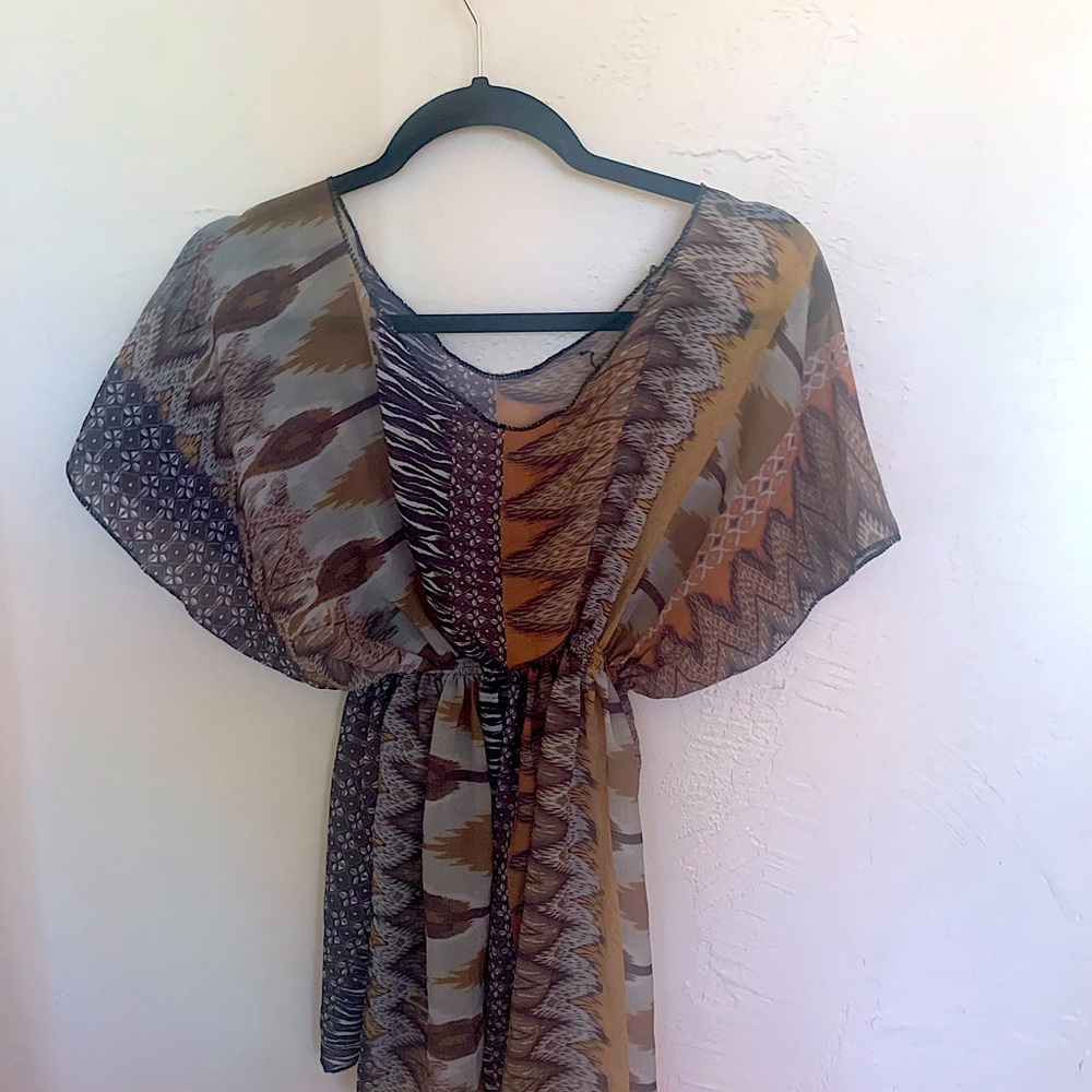 Sheer Leaf Blouse